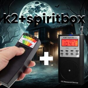 Kit Iniciante de Caça Fantasma: K2 + Spirit Box | Pronta Entrega no Brasil