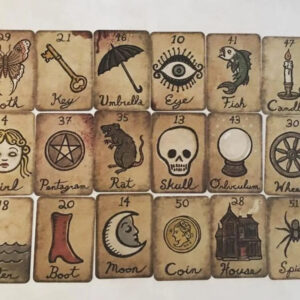 Baralho Oracle de Bolso Secreto Mildred – 88 Cartas Edição Deluxe Tarot Adivinhação (6.3x8.9cm)